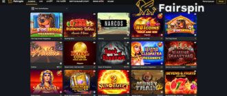 Казино Fairspin официальный сайт