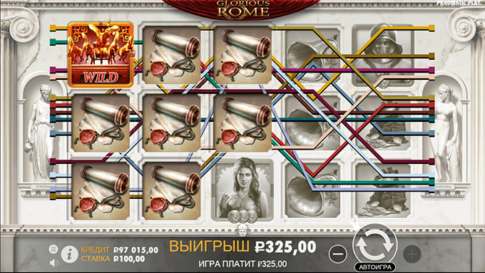 Игровой автомат Glorious Rome бонус символы