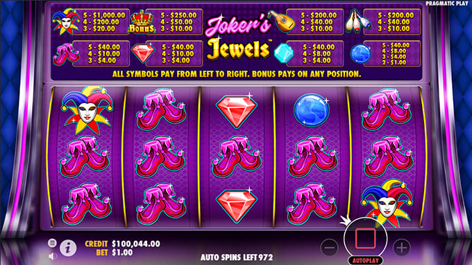 Играть в игровой автомат Jokers Jewels