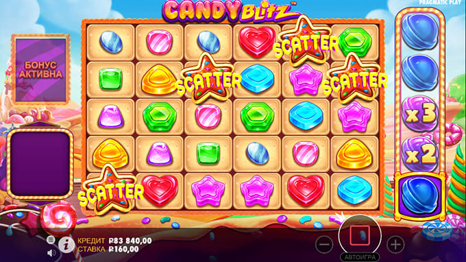 Играть в игровой автомат Candy Blitz